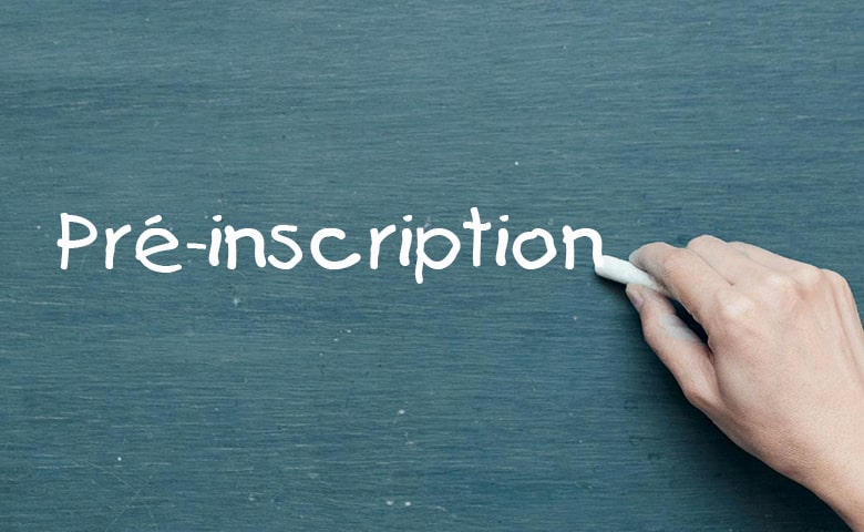 Inscription rentrée 2027
